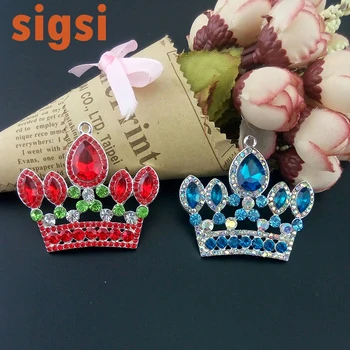 50pcs New Design free shipping rhinestone crystal princess royal Crown Pendant Necklace for DIY chunky necklace
50pcs New Design free shipping rhinestone crystal princess royal Crown Pendant Necklace for DIY chunky necklace