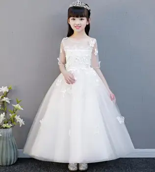 2018 High Quality Handmade Wedding Dress Long Trailing Party Tulle Princess Birthday Dress Christmas Gown First Communion Dress
2018 High Quality Handmade Wedding Dress Long Trailing Party Tulle Princess Birthday Dress Christmas Gown First Communion Dress