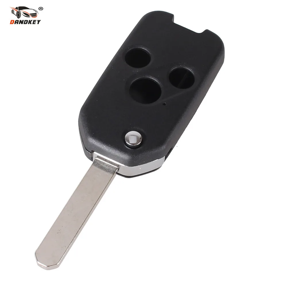 DANDKEY Uncut Blade Folding Car Key Shell Flip Remote Car Key Case for Honda Accord 3 Buttons Car Key Cover
DANDKEY Uncut Blade Folding Car Key Shell Flip Remote Car Key Case for Honda Accord 3 Buttons Car Key Cover