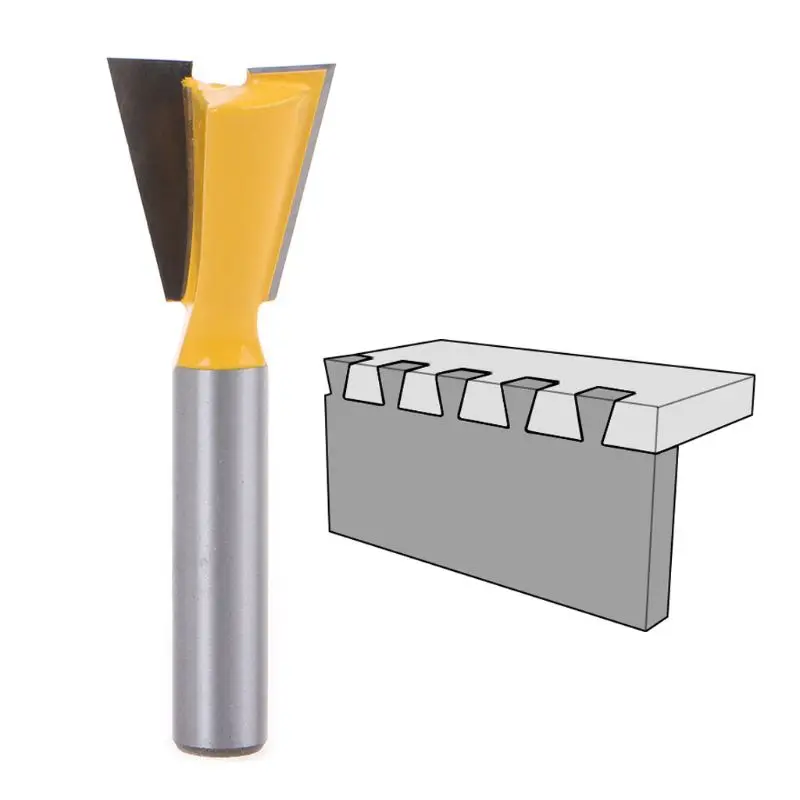 8mm Shank 14°Degree Grade Industrial Rod Dovetail Router Bit Swallow Tail Woodworking Etching Milling Tools for Wood Cutter
8mm Shank 14°Degree Grade Industrial Rod Dovetail Router Bit Swallow Tail Woodworking Etching Milling Tools for Wood Cutter