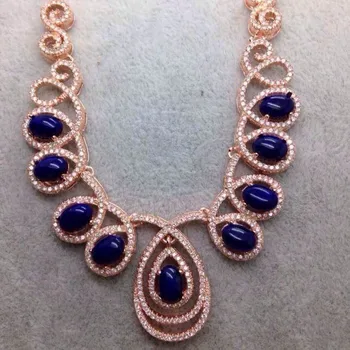 Fidelity natural lapis lazuli pendant Necklaces s925 sterling silver fashion fine jewelry for women natural blue gemstone
Fidelity natural lapis lazuli pendant Necklaces s925 sterling silver fashion fine jewelry for women natural blue gemstone