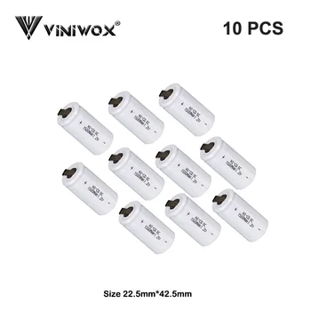 Subc Ni-CD Rechargeable SC Batteries 1.2V 1500mAh Power tool Battery cells Made to 9.6V 12V 14.4V 18V Electric Battery Accessory
Subc Ni-CD Rechargeable SC Batteries 1.2V 1500mAh Power tool Battery cells Made to 9.6V 12V 14.4V 18V Electric Battery Accessory