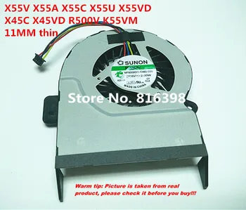 Free Shipping New FOR ASUS X55V X55A X55C X55U X55VD X45C X45VD R500V K55VM cooling FAN Built-in Size 11MM thin
Free Shipping New FOR ASUS X55V X55A X55C X55U X55VD X45C X45VD R500V K55VM cooling FAN Built-in Size 11MM thin