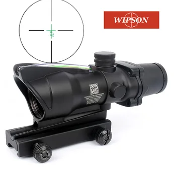 Hunting Riflescope ACOG 4X32 Real Fiber Optics Green Illuminated Glass Etched Reticle Tactical Optical Sight
Hunting Riflescope ACOG 4X32 Real Fiber Optics Green Illuminated Glass Etched Reticle Tactical Optical Sight