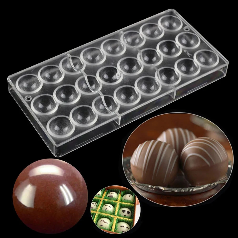 DIY half sphere shape polycarbonate chocolate moulds , baking half ball confectionery tools candy chocolate mold
DIY half sphere shape polycarbonate chocolate moulds , baking half ball confectionery tools candy chocolate mold