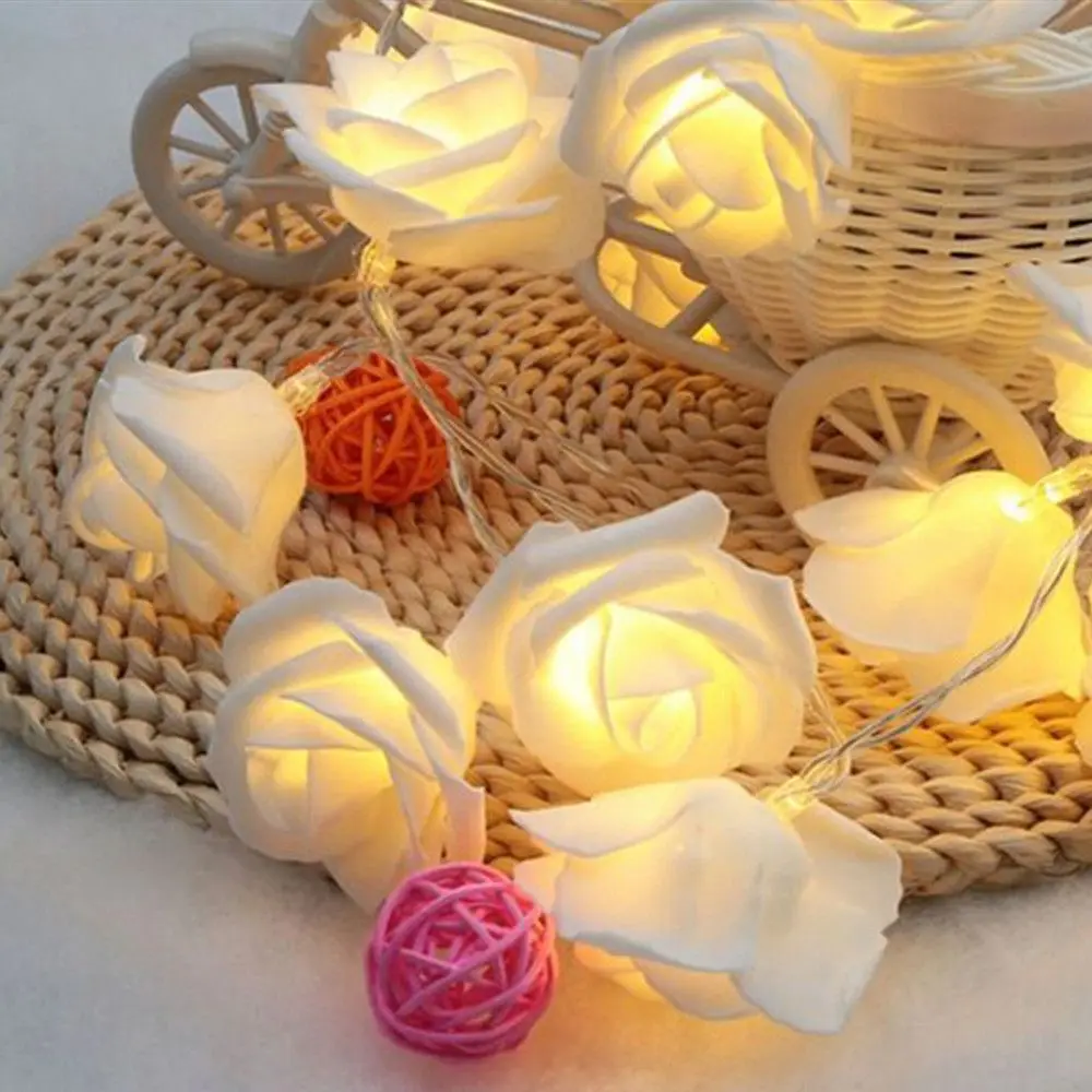 New Design 20 LED Christmas Wedding Flower Rose Fairy String Lights Lamp Indoor/Outdoor Garden Light Decoration Gift
New Design 20 LED Christmas Wedding Flower Rose Fairy String Lights Lamp Indoor/Outdoor Garden Light Decoration Gift