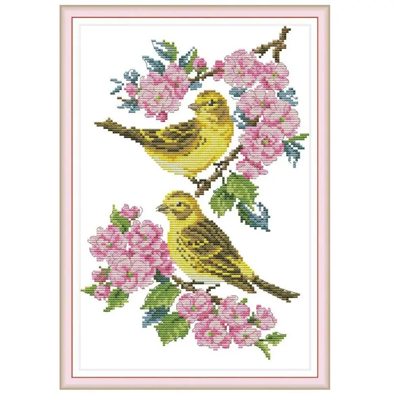 DIY Handmade Needlework Cross Stitch Set Embroidery Kit 14CT Beautiful Flower Bird
DIY Handmade Needlework Cross Stitch Set Embroidery Kit 14CT Beautiful Flower Bird