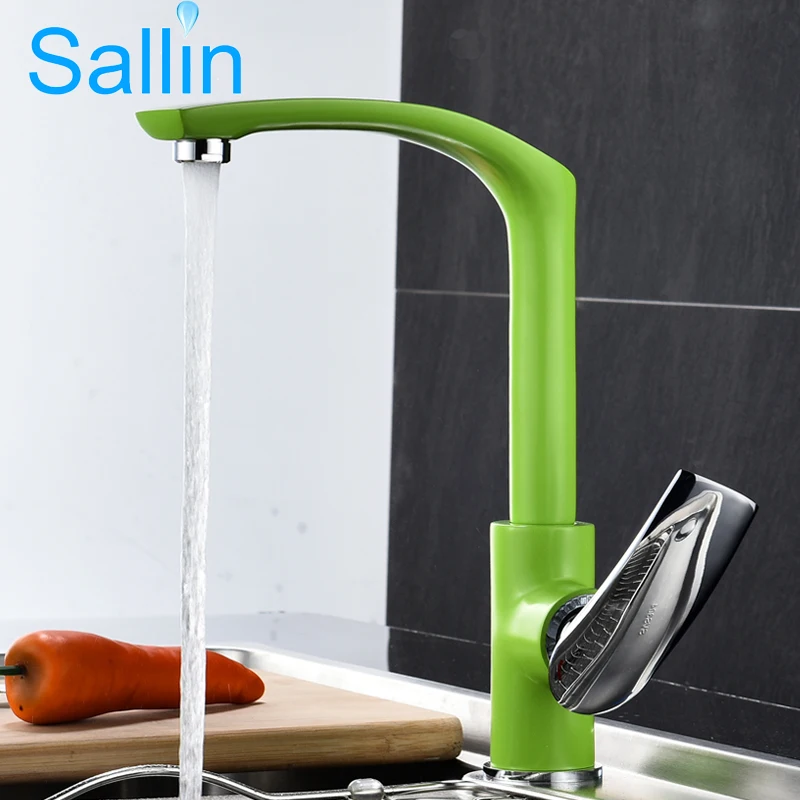 New Arrival Sallin Kitchen Faucet Brass Faucet Deck Mounted 360 Degree Rotation Single Hole Cold And Hot Water Tap Sink Mixer
New Arrival Sallin Kitchen Faucet Brass Faucet Deck Mounted 360 Degree Rotation Single Hole Cold And Hot Water Tap Sink Mixer