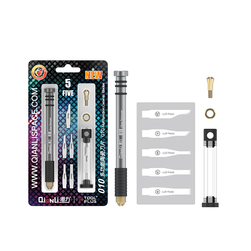 Qianli Tool 010 Mutifunction Ceramic Knife IC CPU Chip Glue Removal Blades for Phone Motherboard BGA Repair
Qianli Tool 010 Mutifunction Ceramic Knife IC CPU Chip Glue Removal Blades for Phone Motherboard BGA Repair