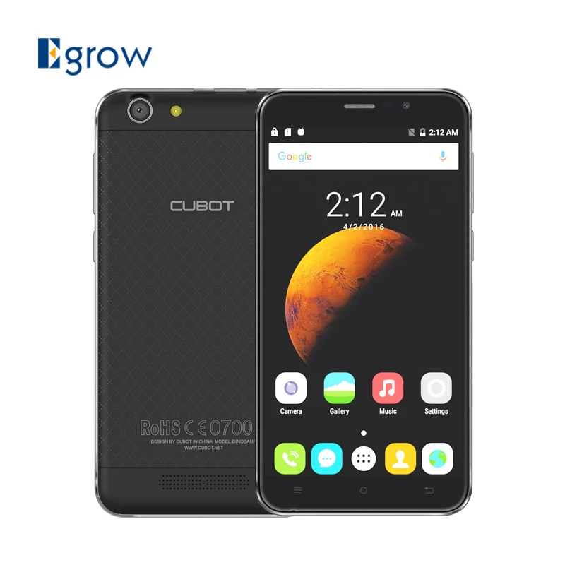 Оригинал Cubot Dinosaur MT6735A четырехъядерный Мобильный Телефон Android 6.0 5.5 Дюймов 3 Г RAM 16 ROM
