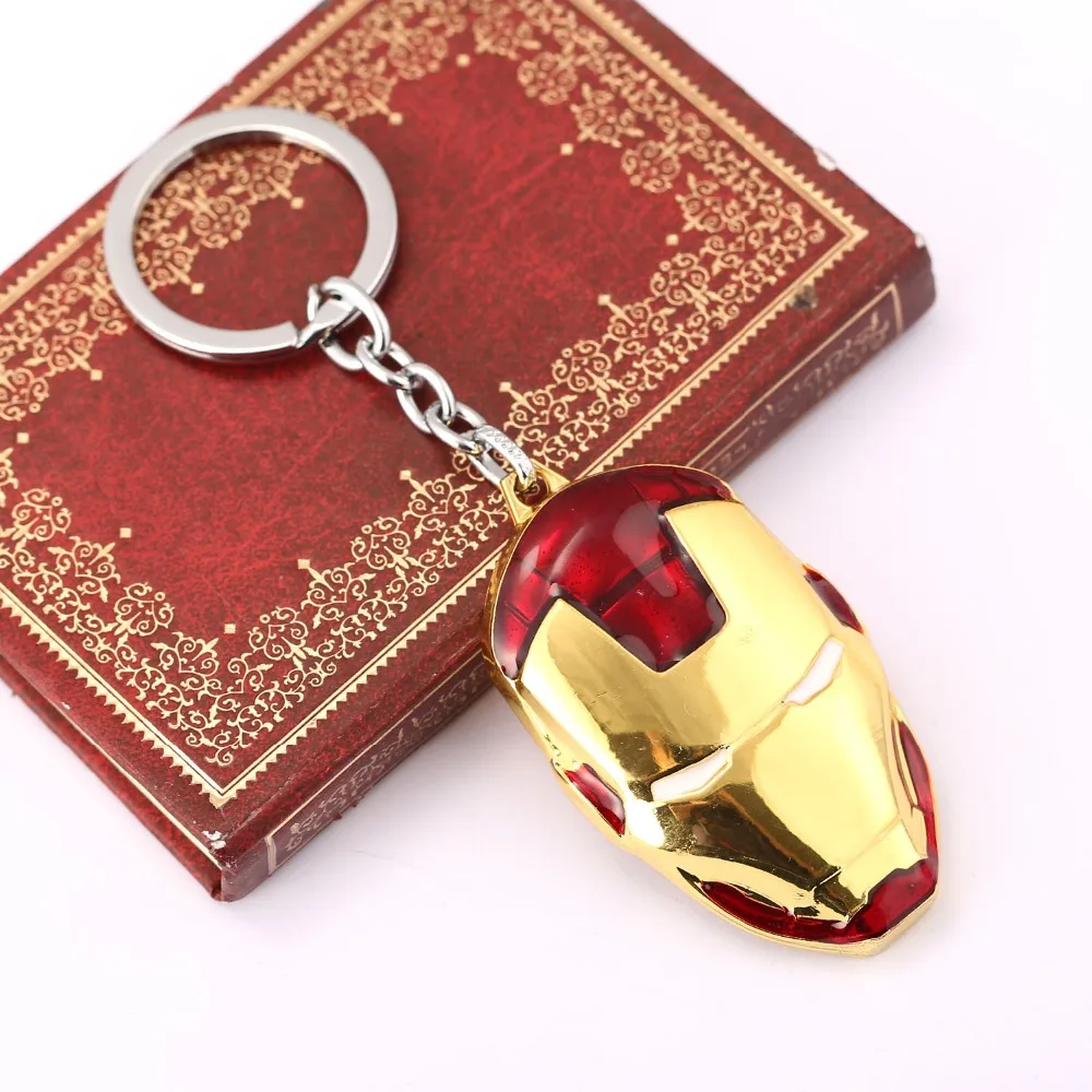 H&F Super Hero The Avengers Iron Man keychain mask metal key holder for car iron man Keychains
H&F Super Hero The Avengers Iron Man keychain mask metal key holder for car iron man Keychains