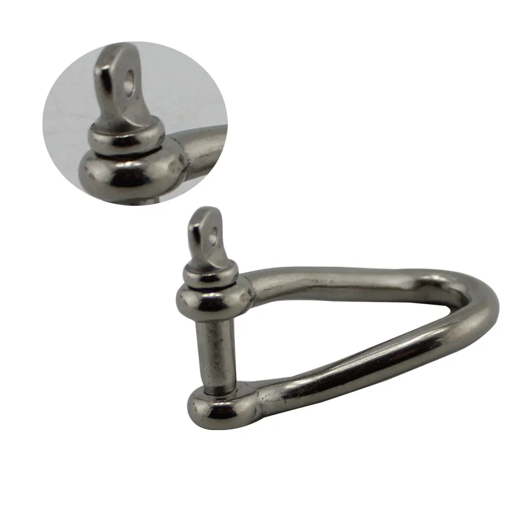 10 Pcs 5mm 6mm Twisted Shackles Rigging Marine Hardware Marine Grade 316 Stainless Steel Anchor Twist Hooks
10 Pcs 5mm 6mm Twisted Shackles Rigging Marine Hardware Marine Grade 316 Stainless Steel Anchor Twist Hooks