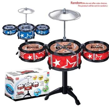 Simulation Musical Instrument Toy 3 Drums Jazz Drum Kit with Drumsticks Musical Shelf Educational Toy for Children
Simulation Musical Instrument Toy 3 Drums Jazz Drum Kit with Drumsticks Musical Shelf Educational Toy for Children