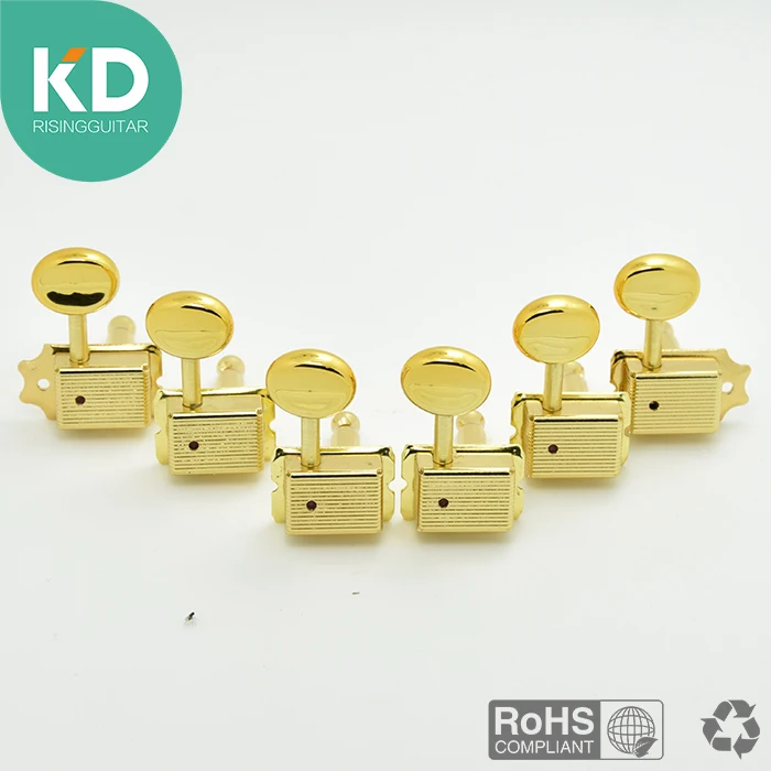 6pcs In-Line Vintage Guitar String Tuning Pegs Machine Heads Guitar Parts for FD Stratocaster Telecaster Right or left hand
6pcs In-Line Vintage Guitar String Tuning Pegs Machine Heads Guitar Parts for FD Stratocaster Telecaster Right or left hand