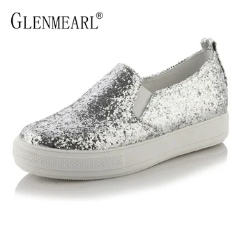 Sequined Women Flats Shoes Loafers Woman Brand Platform Thick Heels Single Women Sneakers Casual Ladies Lazy Shoes Plus Size DE
Sequined Women Flats Shoes Loafers Woman Brand Platform Thick Heels Single Women Sneakers Casual Ladies Lazy Shoes Plus Size DE