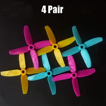 4Pair 3030 Three-inch Paddle Four-blade Propeller for RC Drone Accessories 1306 Motor 1407 Brushless Gepu GEP-MSX3 Parts
4Pair 3030 Three-inch Paddle Four-blade Propeller for RC Drone Accessories 1306 Motor 1407 Brushless Gepu GEP-MSX3 Parts