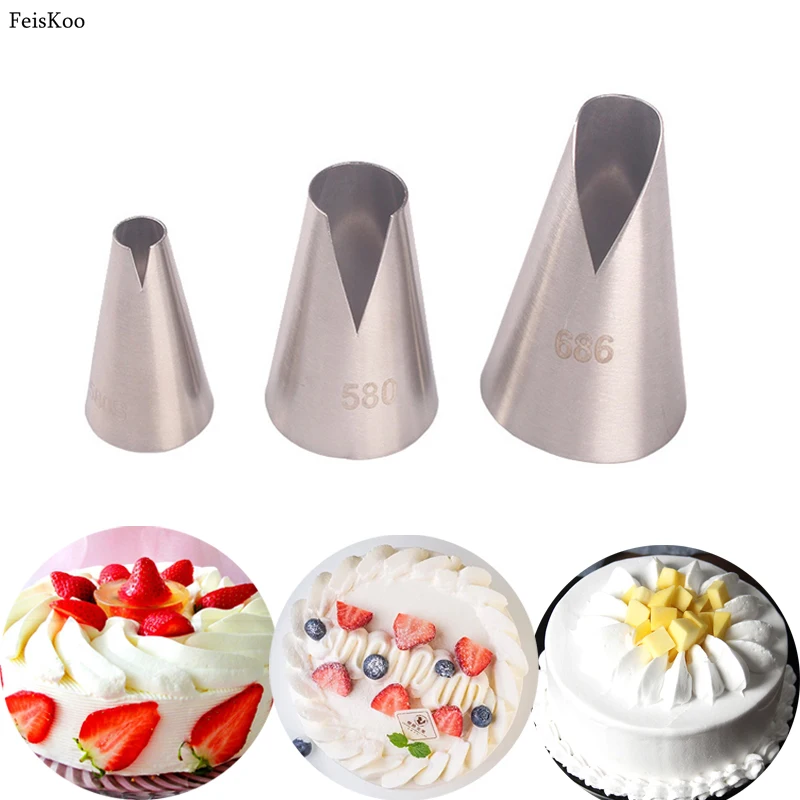 3pcs Flower Nozzles Cake Icing Nozzles Pastry Piping Tips Cake Mold Pastry Cake Decorating Tool Stainless Steel Kitchen Baking
3pcs Flower Nozzles Cake Icing Nozzles Pastry Piping Tips Cake Mold Pastry Cake Decorating Tool Stainless Steel Kitchen Baking