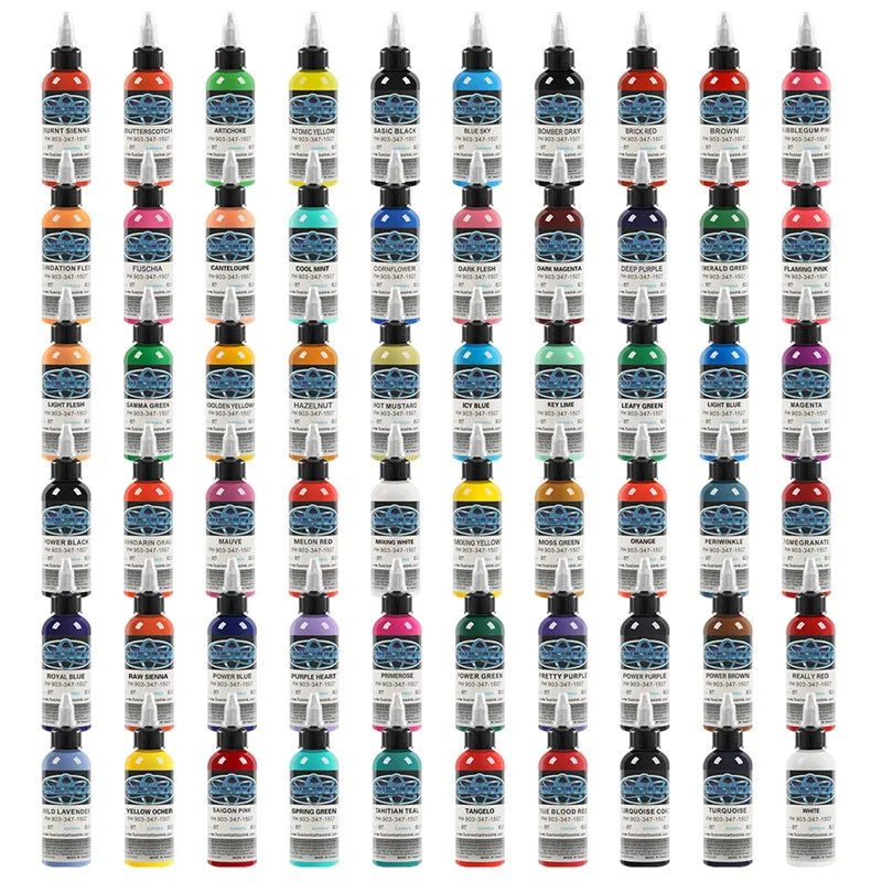 2019 NEW 60 Pieces Batch Fusion Tattoo Ink Permanent Make-up Set 30ml Cosmetic Mini-Pigment Cosmetic
2019 NEW 60 Pieces Batch Fusion Tattoo Ink Permanent Make-up Set 30ml Cosmetic Mini-Pigment Cosmetic