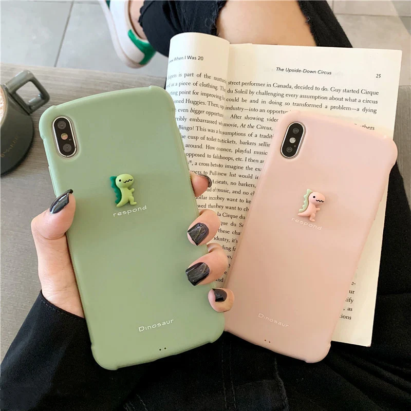 Matte phone Case For iphone XS Max X XR XS 3D Baby dinosaur case for iphone 6 6s 7 8 plus cartoon tpu phone back cover
Matte phone Case For iphone XS Max X XR XS 3D Baby dinosaur case for iphone 6 6s 7 8 plus cartoon tpu phone back cover