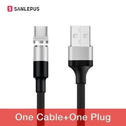 Магнитный кабель USB Type-C, Micro-USB, Lighting, для телефонов iPhone, Samsung, Xiaomi, ток 3 А, поддерживает быструю зарядку