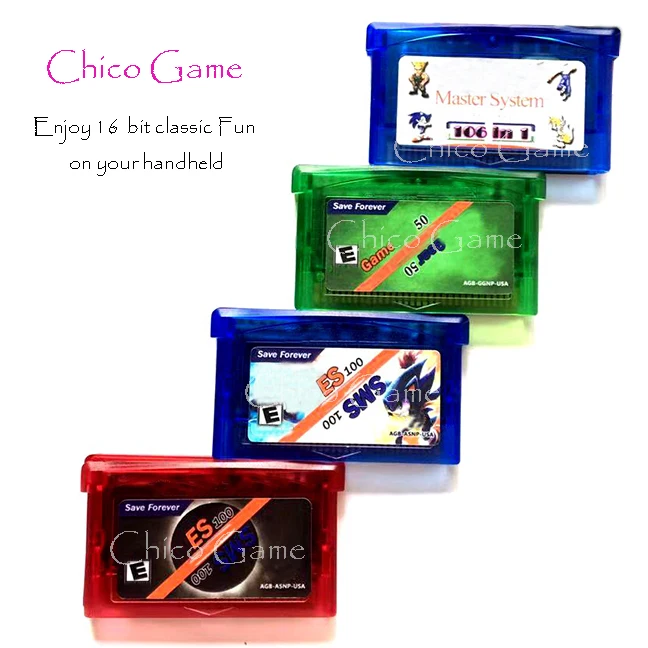 New Arrival 116 in 1 100 in 1 200 in 1 Game Memory Card Collection for 32 bit Advance Console Drop Shipping 50-50
New Arrival 116 in 1 100 in 1 200 in 1 Game Memory Card Collection for 32 bit Advance Console Drop Shipping 50-50