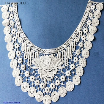 50pcs 37.5*30.5cm DIY wholesale Collar lace fabric Fancy garments embroidered water soluble flowers lace bedding underwear women
50pcs 37.5*30.5cm DIY wholesale Collar lace fabric Fancy garments embroidered water soluble flowers lace bedding underwear women