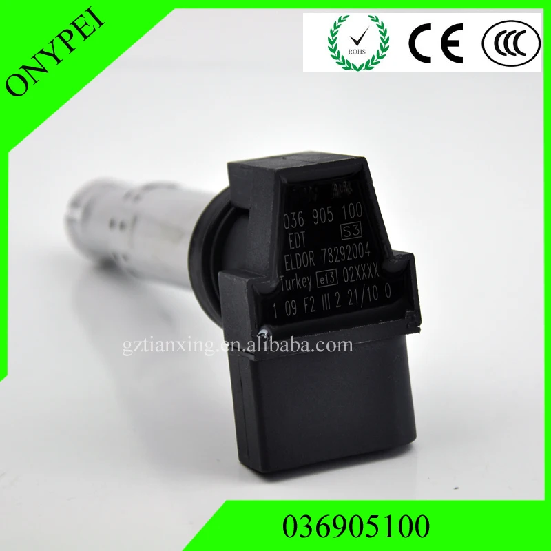 036905100 Ignition Coil For Audi A2 A3 A8 Golf Passat Skoda Fabia Seat 036905100A 036905100B 036905100D 036905100E
036905100 Ignition Coil For Audi A2 A3 A8 Golf Passat Skoda Fabia Seat 036905100A 036905100B 036905100D 036905100E