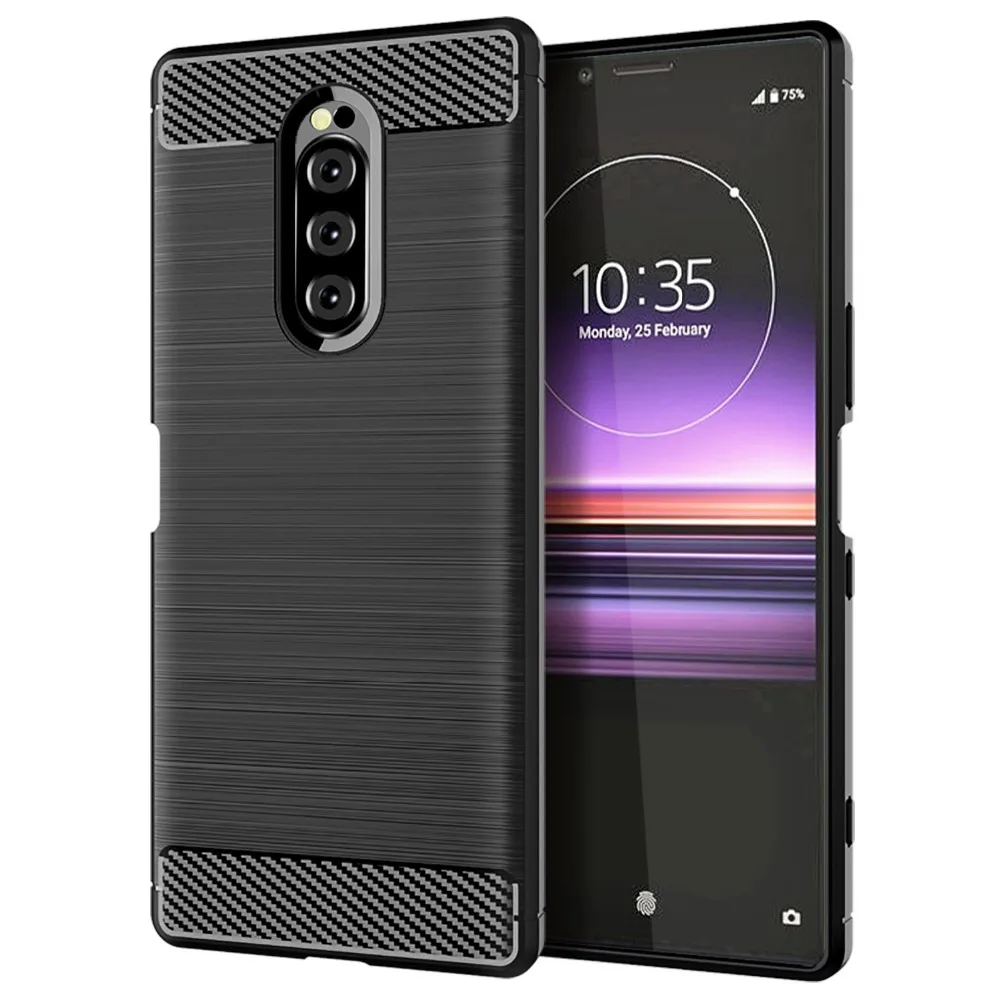 Carbon Fiber Soft Silicone Armor Case For Sony Xperia 10 Plus XA1 Ultra XA2 XZ1 Compact XZ2 Premium XZ3 XZ4 Mini L1 L2 L3 Cover
Carbon Fiber Soft Silicone Armor Case For Sony Xperia 10 Plus XA1 Ultra XA2 XZ1 Compact XZ2 Premium XZ3 XZ4 Mini L1 L2 L3 Cover