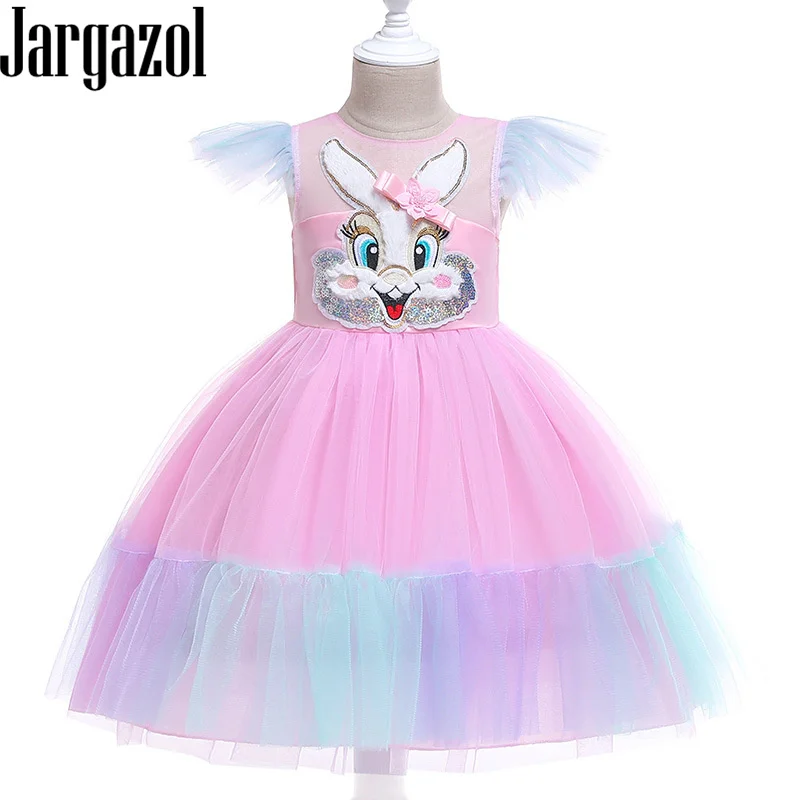 Jargazol Party Princess Dress Rabbit APPLIQUE Sequins Girls Tutu Dress Birthday Christmas Dress Bow Kids Dresses for Girls
Jargazol Party Princess Dress Rabbit APPLIQUE Sequins Girls Tutu Dress Birthday Christmas Dress Bow Kids Dresses for Girls