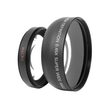 Universal Digital 55mm 0.45x Wide Angle Camera Lens + Macro Conversion Lens with 2 Lens Caps For Canon DSLR DC Camera
Universal Digital 55mm 0.45x Wide Angle Camera Lens + Macro Conversion Lens with 2 Lens Caps For Canon DSLR DC Camera