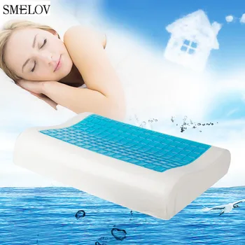 comfort Cooling Pillow gel Summer Ice-cool Anti-snore Memory Foam Orthopedic Sleep neck Fatigue Relief Pillow Home Bedding 50*30
comfort Cooling Pillow gel Summer Ice-cool Anti-snore Memory Foam Orthopedic Sleep neck Fatigue Relief Pillow Home Bedding 50*30