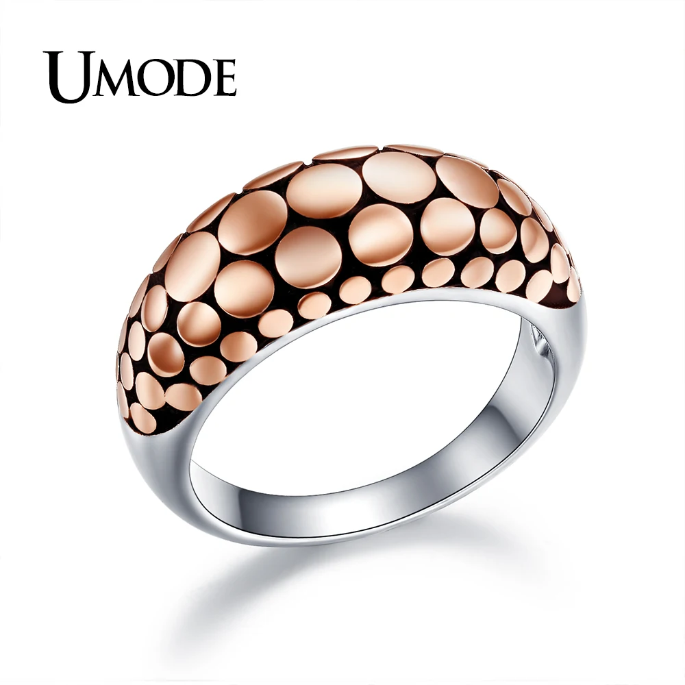 UMODE Vintage Round Serpentine Dome Rings for Women Rose Gold Color Antique Cocktail Rings Party Jewelry Anillos Mujer AUR0389
UMODE Vintage Round Serpentine Dome Rings for Women Rose Gold Color Antique Cocktail Rings Party Jewelry Anillos Mujer AUR0389