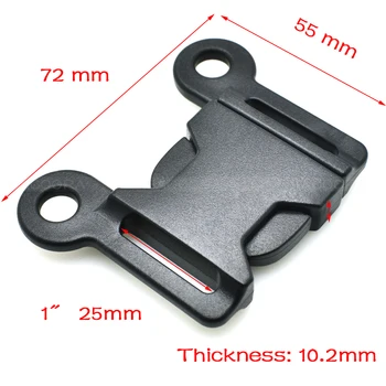 1000pcs/pack 1" Webbing Woven Tape Sewing Side Release Buckle Plastic for Backpack Straps
1000pcs/pack 1" Webbing Woven Tape Sewing Side Release Buckle Plastic for Backpack Straps