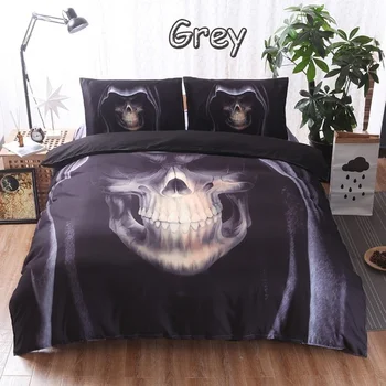 Cool 3D Skull Printing Duvet Cover Set High Quality Comfortable Bed Linen Bedding Set
Cool 3D Skull Printing Duvet Cover Set High Quality Comfortable Bed Linen Bedding Set