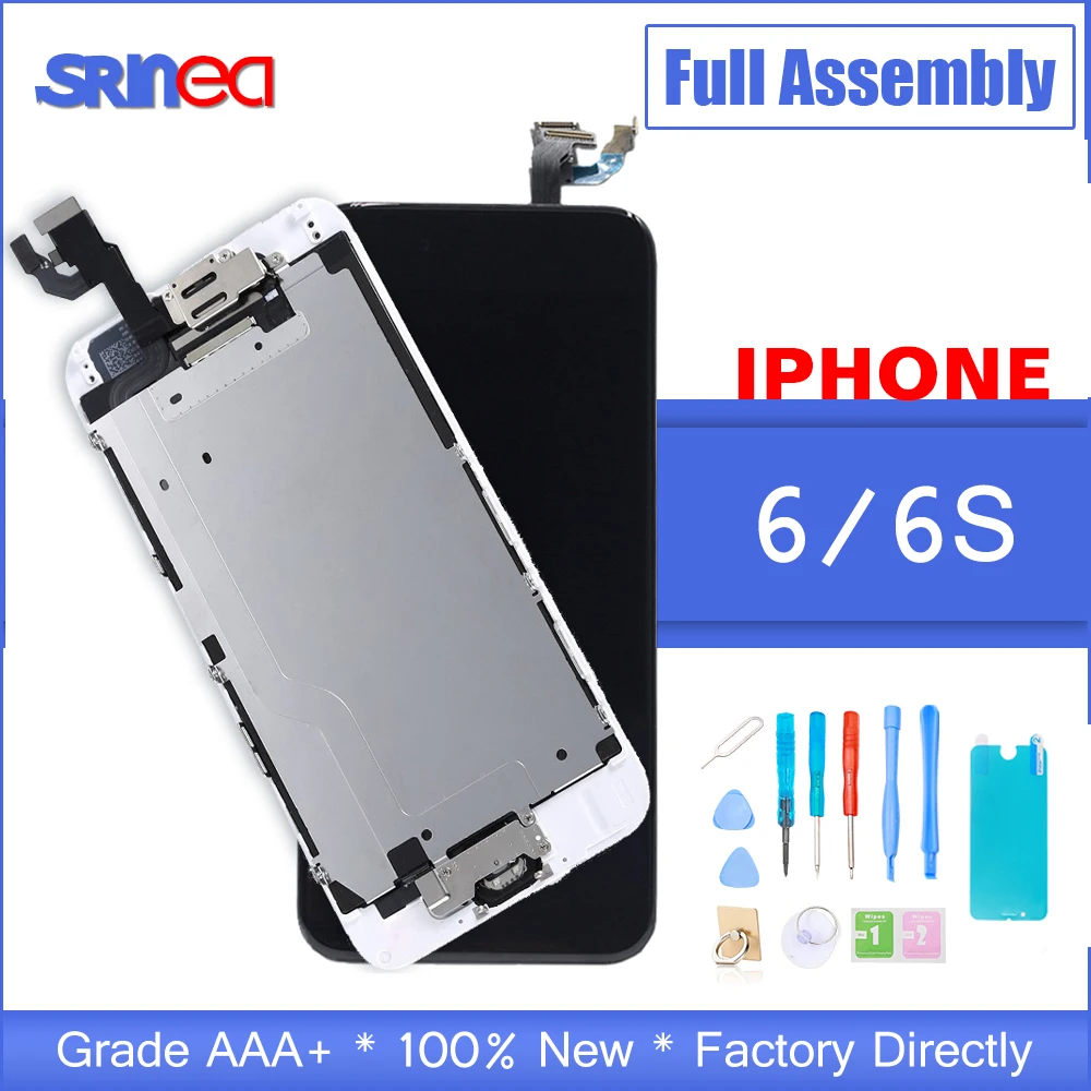 AAA Quality LCD For iPhone 6 S OEM Display i Phone 6 6s Full Set LCD Touch Screen Replacement Assembly 100%New No Dead Pixel
AAA Quality LCD For iPhone 6 S OEM Display i Phone 6 6s Full Set LCD Touch Screen Replacement Assembly 100%New No Dead Pixel