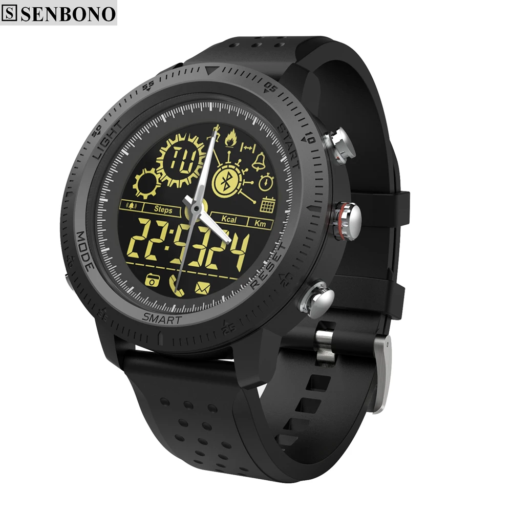 SENBONO NX02 Men Watches Bluetooth Waterproof Pointer Smart Sport Watch Fashion Outdoor Pedometer smartwatch for ios android
SENBONO NX02 Men Watches Bluetooth Waterproof Pointer Smart Sport Watch Fashion Outdoor Pedometer smartwatch for ios android