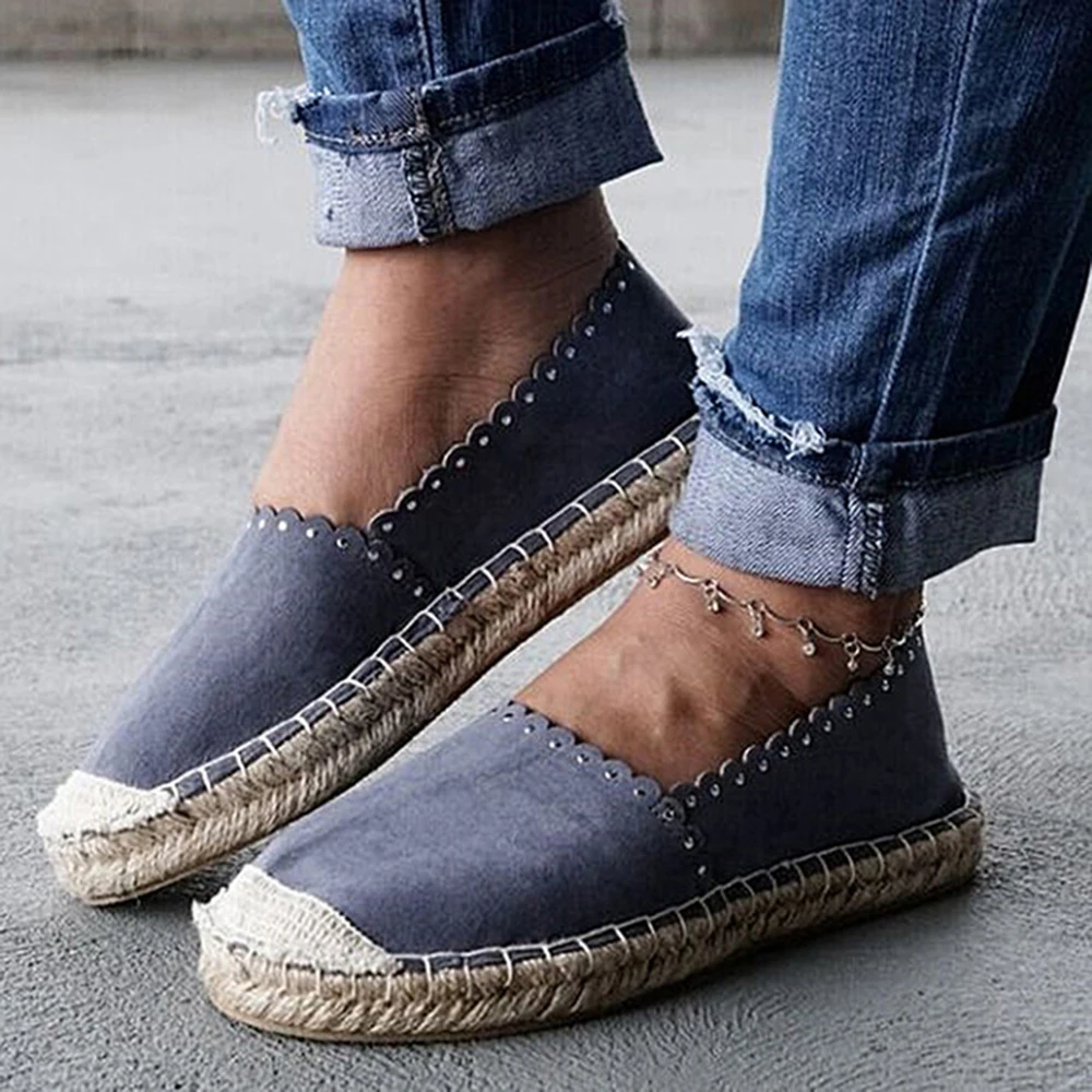 Women Shallow Mouth Breathable Espadrilles Flats Solid Moccasins Female Flat Bottom Linen Cloth Round Toe Fisherman Shoes
Women Shallow Mouth Breathable Espadrilles Flats Solid Moccasins Female Flat Bottom Linen Cloth Round Toe Fisherman Shoes