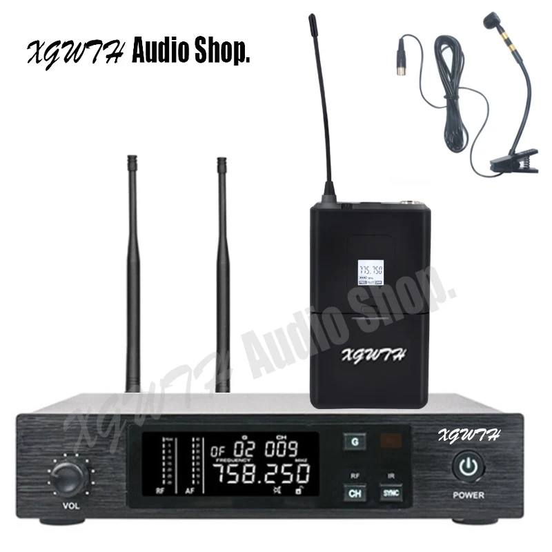 Digital UHF Wireless Microphone System Professional Saxophone Mic Gooseneck Condenser Cordless Bodypack Musical Instrument
Digital UHF Wireless Microphone System Professional Saxophone Mic Gooseneck Condenser Cordless Bodypack Musical Instrument