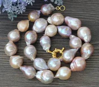 new 15x20MM natural Purple Nucleated Flame ball Baroque Pearl Necklace earring set
new 15x20MM natural Purple Nucleated Flame ball Baroque Pearl Necklace earring set