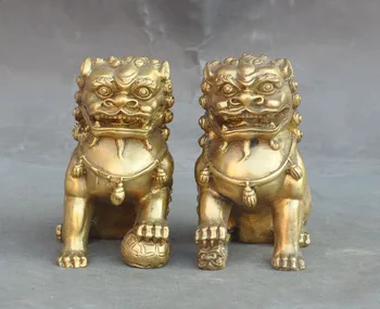 christmas Lucky Chinese Brass fengshui Evil Guardian Door Foo dog Lion Beast Statue Pair halloween
christmas Lucky Chinese Brass fengshui Evil Guardian Door Foo dog Lion Beast Statue Pair halloween