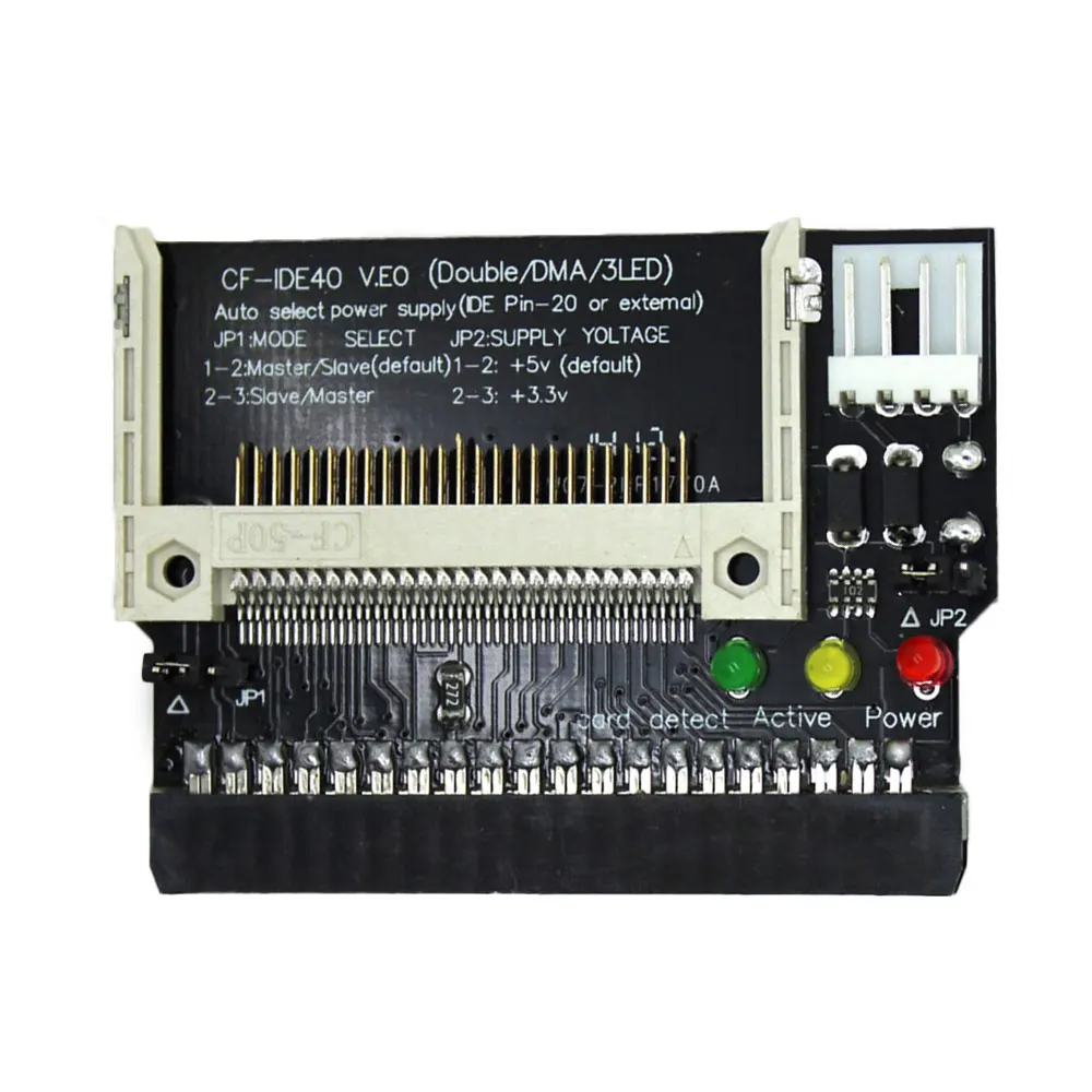 

Compact CF To 3.5 40Pin IDE Bootable Adapters Converter Kit General Purpose