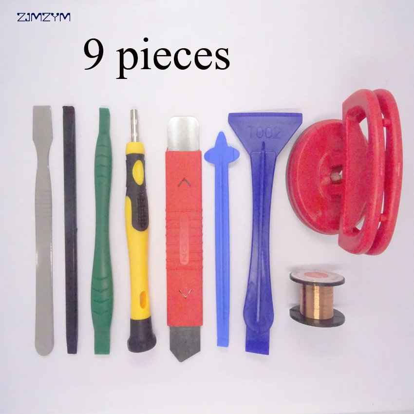Wholesale 9 in 1 Mobile Phone Repair Tools Kit Spudger Pry Opening Tool LCD Repair Tools Sucker for repairing phone
Wholesale 9 in 1 Mobile Phone Repair Tools Kit Spudger Pry Opening Tool LCD Repair Tools Sucker for repairing phone