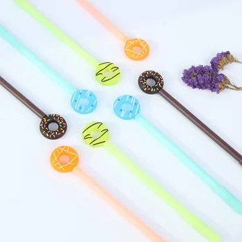 5 pcs Doughnut candy gel pen 0.5mm ballpoint Black color ink pens for writing signature Stationery Office School supplies A6877
5 pcs Doughnut candy gel pen 0.5mm ballpoint Black color ink pens for writing signature Stationery Office School supplies A6877