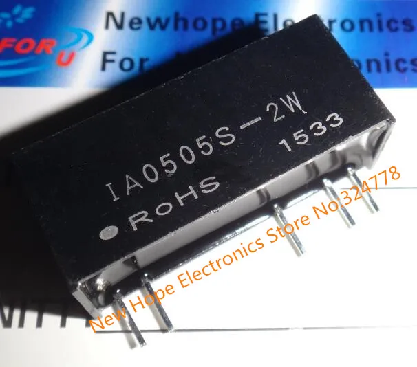 DC-DC IA0505S-2W IA0505S SIP Regulated power supply module 5V turn Positive and negative two-way 5V Isolated power chip
DC-DC IA0505S-2W IA0505S SIP Regulated power supply module 5V turn Positive and negative two-way 5V Isolated power chip