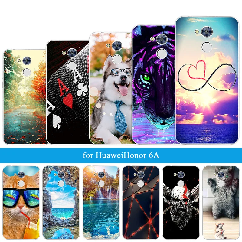 Чехол для телефона 5 0 дюйма Huawei Honor 6A чехол из прозрачного силикона ультра тонкий 6