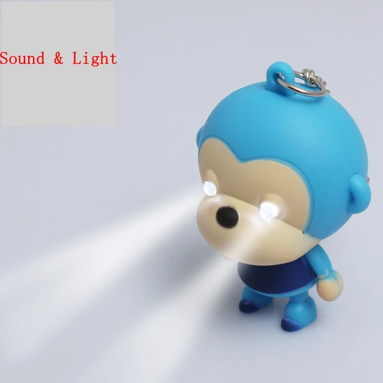 Big Face Cute Monkeys LED keychain, flashlight keychain, sound keychian,Christmas gift , talk keychain Free shipping
Big Face Cute Monkeys LED keychain, flashlight keychain, sound keychian,Christmas gift , talk keychain Free shipping