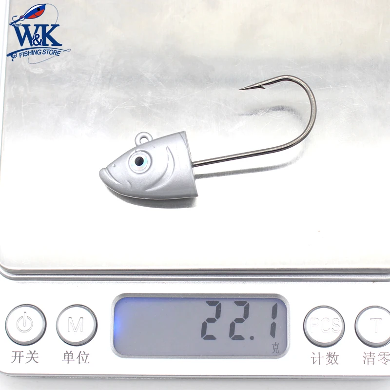 Hot-Sale JIG Fishing lure 22g 2pcs/pk Jig Head at 3/0 High Carbon Steel Jig Hooks Slinky Shad Hooks JIGGING Lures
Hot-Sale JIG Fishing lure 22g 2pcs/pk Jig Head at 3/0 High Carbon Steel Jig Hooks Slinky Shad Hooks JIGGING Lures