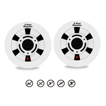 2Pcs Electronic Anti Pest Repeller Ultrasonic Pest Repeller Reject Rat Mouse Repellent Anti Rodent Bug Reject
2Pcs Electronic Anti Pest Repeller Ultrasonic Pest Repeller Reject Rat Mouse Repellent Anti Rodent Bug Reject