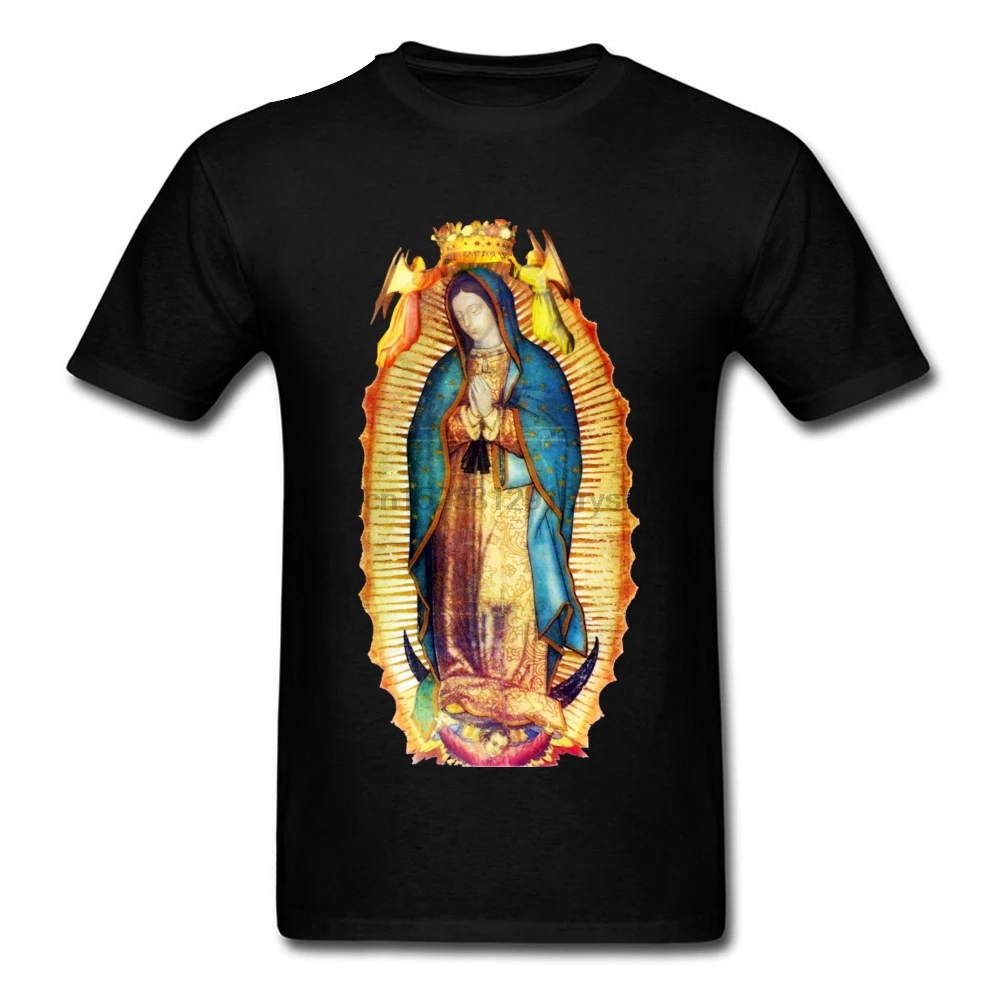 T-shirt Men Cotton T Shirt High Quality Tshirts Our Lady Of Guadalupe Virgin Mary Mexico Mexican Streetwear Black Clothes Unique
T-shirt Men Cotton T Shirt High Quality Tshirts Our Lady Of Guadalupe Virgin Mary Mexico Mexican Streetwear Black Clothes Unique