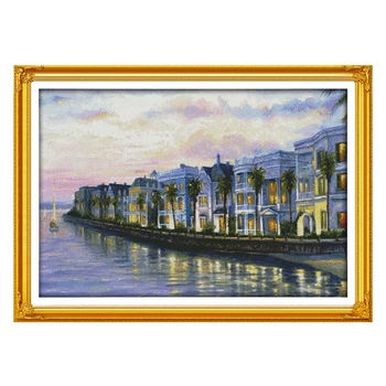Joy Sunday crossstitch Night at the seaside villas DMC14CT11CTcottonfabric livingroom dininghall restaurant home hotel painting
Joy Sunday crossstitch Night at the seaside villas DMC14CT11CTcottonfabric livingroom dininghall restaurant home hotel painting